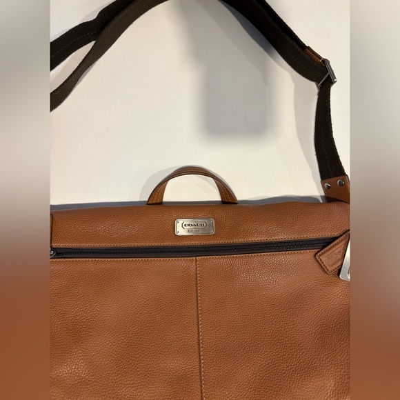 Coach  | Laptop Messenger Bag | Brown Leather - Picture 6 of 8